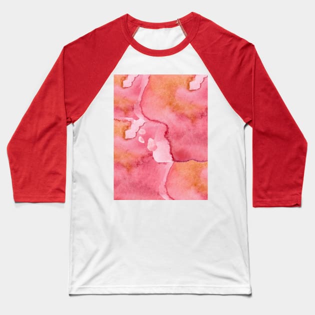 Watercolor Baseball T-Shirt by Tārā Design Studio